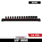 Milwaukee 49-66-7007 14PC Imp 3/8DR Standard 6PT Sock Set Authorized Usa Dealer New. Price: $53.77.