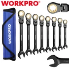 Workpro 8PC Ratcheting Combination Wrench Set Flex-head Metric 8-17MM New. Price: $37.69.