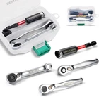 Geinxurn Mini Wrench& Bit Holder Set Pcs, 1/4" Drive Ratchet... New. Price: $23.39.