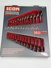 Icon Sae Combination Wrench Set Anti-slip 14-PIECE WCAS-14/64711 New Sealed Box. Price: $99.99.