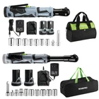 Workpro 3/8 Cordless Electric Ratchet Wrench Kit 40FT-LBS Standard/extended Head New. Price: $135.99.