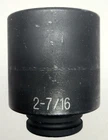 Grey Pneumatic 3/4" Drive 2-7/16" Deep Impact Socket Point #3078D Used. Price: $39.89.