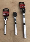 New Craftsman Ratchets 1/4, 3/8 1/2 Inch Drive With Quick Release &72 Tooth. Price: $44.99.