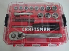 Craftsman Metric Set CMMT99325 24PC Mechanics Sockets In Hard Case Used. Price: $26.97.