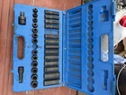 Grey Pneumatic 1430MRD 1/2" Drive 28 Piece Standard/deep Metric Set Used. Price: $100.00.