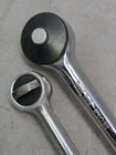Great Neck 3/8 Ratchet + 1/4 Mixed Set 2PC Knurled Handle Chrome Used. Price: $16.87.