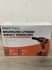 Protmex 21V Brushless Cordless Impact Wrench High Torque Lithium Tool Open. Price: $59.99.