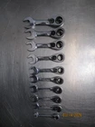 10PC Blue Point Snap On Stubby Reversible Ratcheting Wrench Set Used. Price: $179.99.
