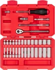 34-PIECE 1/4" Drive Socket Set With Ratchet & Case (4-15MM) SKT05202 New. Price: $134.99.