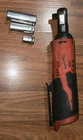Milwaukee M12 12V Li-ion 3/8'' Cordless Ratchet 2457-20 Three Sockets Freeship Used. Price: $79.95.