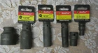 Lot Of 6, Ampro, 3/8" Drive, Point, Deep Impact Socket, Sae Standard New. Price: $39.99.
