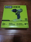 Ryobi PCL250B 18V 3/8 " Impact Wrench Tool Only New. Price: $69.99.