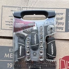 Husky 46-PIECE Stubby Set With Ratchet, Adjustable Wrench, Sockets, Bits, Box Used. Price: $25.00.