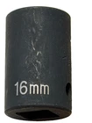 Grey Pneumatic 2016M 1/2" Drive 15MM Standard Impact Socket Point Warranty New. Price: $9.99.