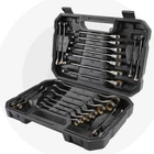 Workpro 22PC Ratcheting Wrench Set Metric 6-18MM&SAE 1/4-3/4" Combination New. Price: $79.99.