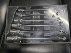 Snap-on New And Sealed FHOM606B 6PC Flex-head/open-end Combination Wrench Set. Price: $305.00.