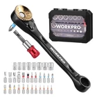 Workpro 34PC Low Profile Wrench Offset Ratcheting Screwdriver Bit Socket New. Price: $20.19.