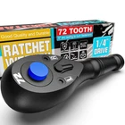 Aiourx 1/4" Drive Stubby Ratchet, 72-TOOTH Mini, Black New. Price: $18.94.