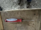 Matco PMR38 Pick Tool Ergonomic Handle Red Gray Black Steel Cabinet Open. Price: $5.00.