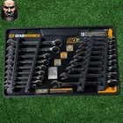 Gearwrench Sae/mm 90-TOOTH Pro Combination Ratcheting Tool Set 18-PIECE New. Price: $99.99.