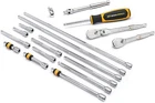 Gearwrench 18 Piece 1/4" Drive Ratchet & Tool Accessory Set - Silver New. Price: $137.99.