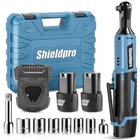 Shieldpro Cordless Electric Ratchet Wrench KIT,40FT-LB 3/8" Power Blue New. Price: $95.99.