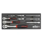 Wiha Chrome Vanadium Steel Ratchet Tray Set, 8 Pieces New. Price: $99.98.