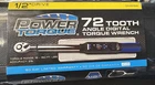 Power Torque GM6186 1/2IN Drive 72-TOOTH Digital Ratcheting Wrench New. Price: $159.99.