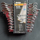 Performance Tool W1069 22 Piece Cr-v Sae And Metric Combination Wrench Set New. Price: $36.99.