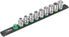 Wera 005460, Magnetic Socket Rail Zyklop Set, 1/2" Drive, 9 Pieces New. Price: $96.65.