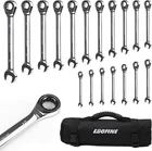 Egofine Ratcheting Wrench Set 6 Mm - 24 Metric 18PC, 72 Teeth New. Price: $67.99.