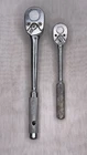 Vtg Indestro 1/2" & 3/8 Drive Knurled Handle Ratchets Lot Of 6472 6272 Usa Used. Price: $29.99.