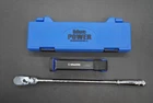 Cornwell Bluepower Ratchet Impact Socket Set Metric 3/8 Dr. & Foldable Workligh Used. Price: $285.00.