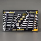 Gearwrench Sae/mm 90-TOOTH Pro Combination Ratcheting Tool Set 18-PIECE New. Price: $69.99.