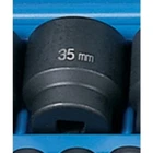 Grey Pneumatic 2035M 1/2" Drive Standard Metric Impact Socket - 35MM New. Price: $29.12.