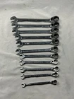 Blackhawk By Proto BW-1408 11PCMETRIC Reversible Ratcheting Combination Wrenches Used. Price: $135.00.