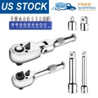 Workpro 16PCS Flex Head Stubby Ratchet & Bit Driver Set 1/4" 3/8" New. Price: $33.99.