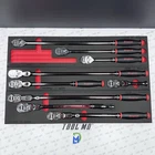 Snap-on Tools 9PC 1/2" Drive Red Soft Grip Ratchet Foam Set 303RT06FR 303RT03FR New. Price: $2995.00.
