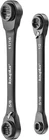 4 1 Sae Non-slip Box End Reversible Ratcheting Wench Set 2PCS, Black New. Price: $60.30.