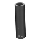 Grey Pneumatic 2015MD 1/2" Drive Metric Deep Impact Socket 15MM New. Price: $21.01.