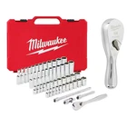 Milwaukee Drive Sae Metric Ratchet Socket Mechanics Tool Set Stubby 51 Piece New. Price: $161.25.