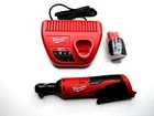 Milwaukee M12 Cordless 3/8" Ratchet, 2457-20 Kit Charger & 2.0 Ah Battery *new* Open. Price: $134.99.