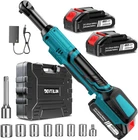 21V Electric Ratchet Wrench SET,60FT-LBS (80N.M) Extended Cordless New. Price: $91.13.