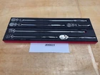 Snap-on Tools Usa New 6PC 1/2" Drive Chrome Fixed & Flex Head Ratchet Foam Sets. Price: $1699.95.