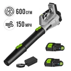 Steelite 20V Cordless Leaf Blower 600 CFM/150 Mph 6-SPEED With 2X2.0AH Batteries New. Price: $49.99.
