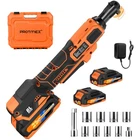 Protmex Cordless Ratchet Wrench Set Brushless 3/8 Electric 74 New. Price: $149.61.
