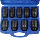 Deep Impact Socket Tool 9PCS/SET 1/2" Drive Metric Axle Hub Nut 29-38MM New. Price: $32.18.