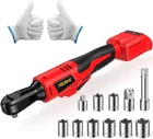 3/8 Inch Cordless Ratchet Wrench For Milwaukee M18 18V Battery 75FT-LBS Brushl New. Price: $152.40.