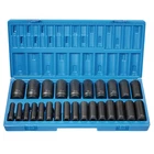 Grey Pneumatic 1726MD 1/2" Dr. Pc. Deep Length Metric Set - 12 Point New. Price: $256.45.