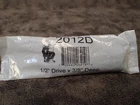 2012D Grey Pneumatic Sae 1/2" Drive, 3/8", 6-PT Deep Length Impact Socket (BN9) New. Price: $18.99.